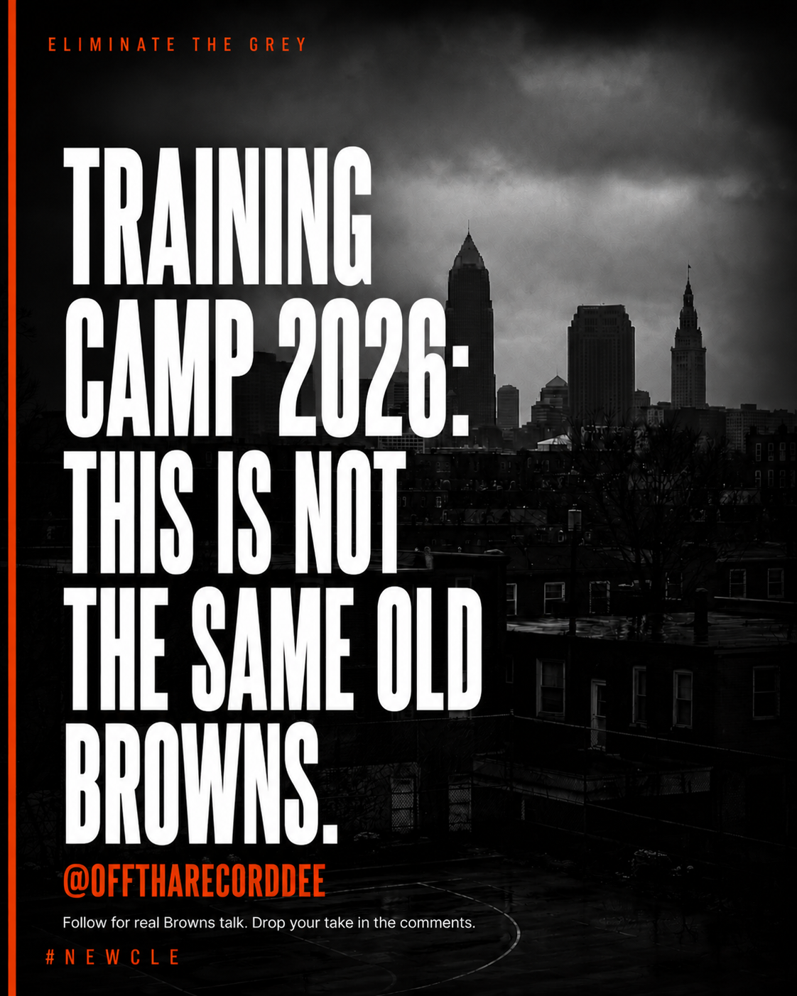 Cleveland Browns Training Camp 2026 article cover by Offtharecorddee