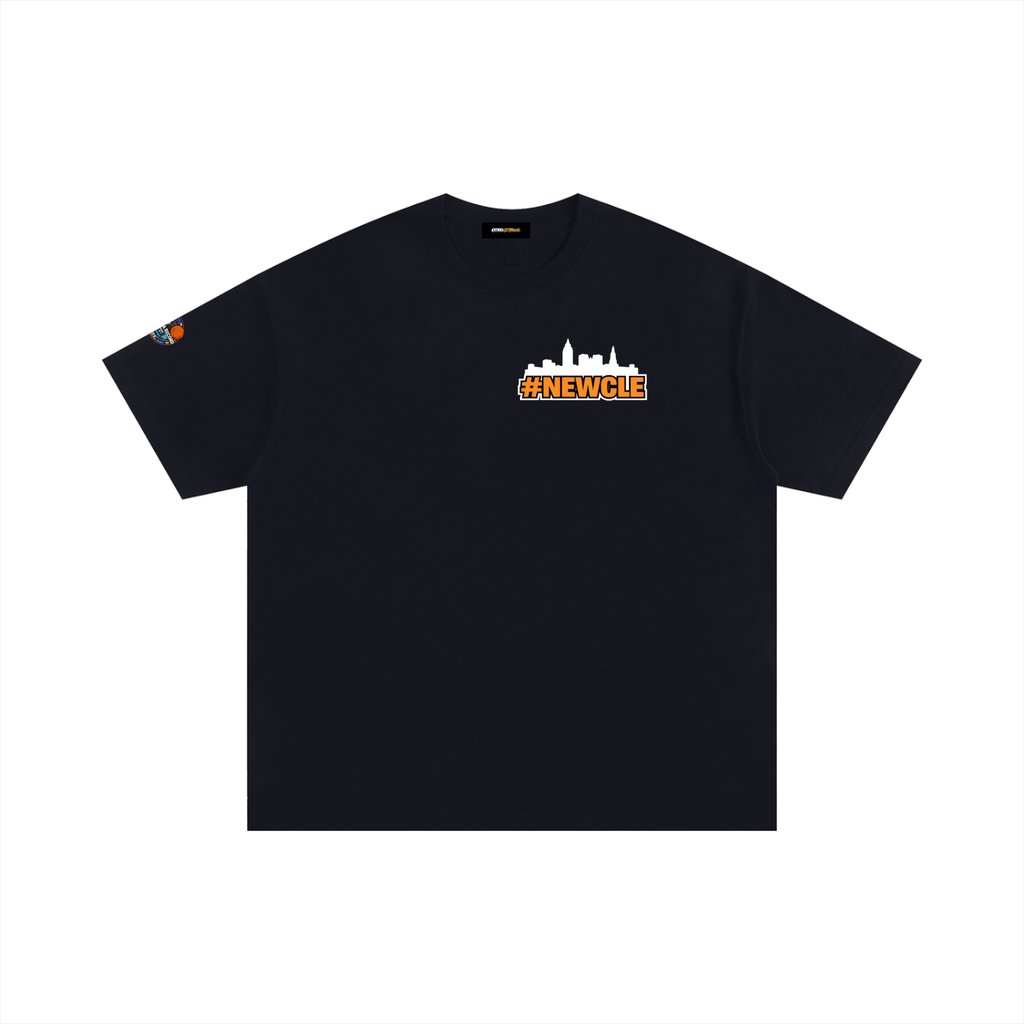 Skyline #NEWCLE Black T-Shirt