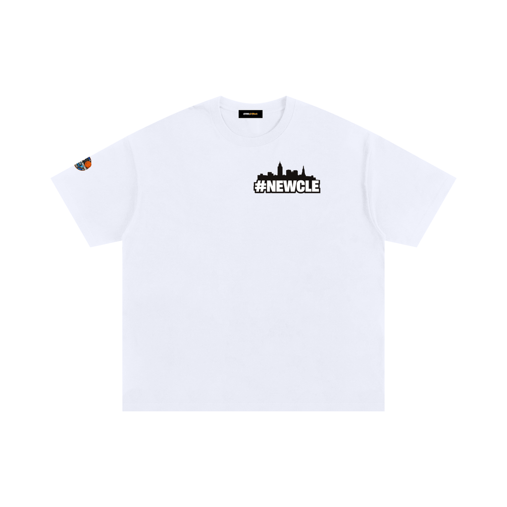 Skyline #NEWCLE White T-Shirt
